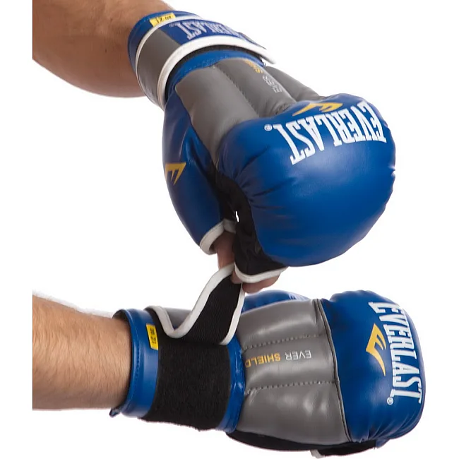 Перчатки для рукопашного боя EVERLAST
 LD-P0000663 (Синий-серый)
