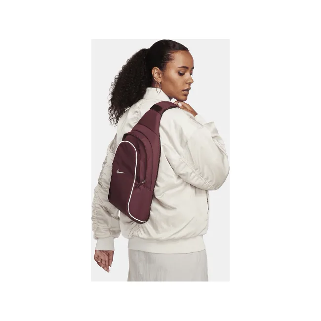 Сумка из-под плеча Nike NK NSW ESSNTL BG-MTL PLL 8L бордовый 44,5x22x10 см