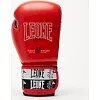 Боксерские перчатки Leone GN208 ICONIC Red (бинты 4м. в комплекте)