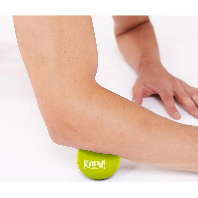 Масажний силіконовий м'яч PowerPlay PP-4354 Silicone Lacrosse Ball (6.3см.) Зелений