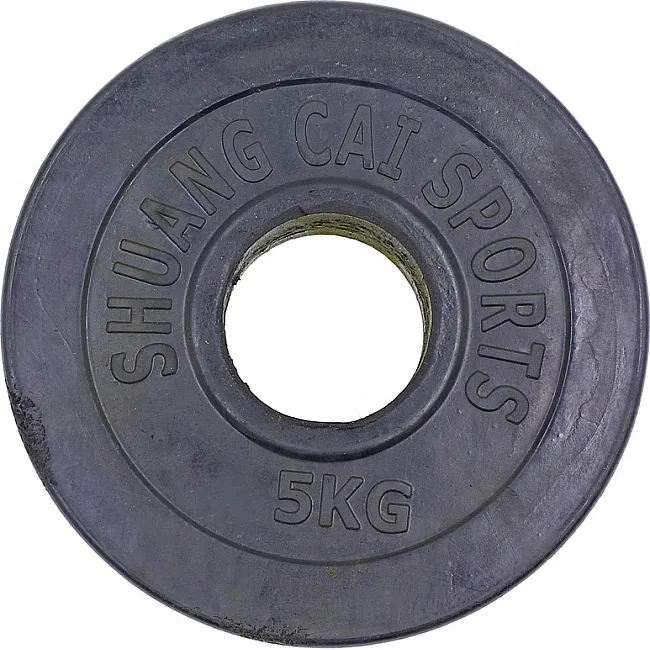 Блины диски обрезиненные SHUANG CAI SPORTS TA-1836-5B 52мм 5кг
