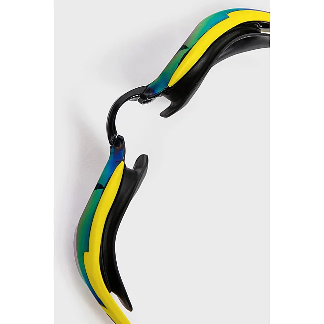 Очки для плавания Arena COBRA EDGE SWIPE MIRROR черный, желтый