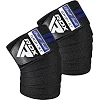 Бинты на колени RDX GYM KNEE WRAP R11 BLACK/BLUE