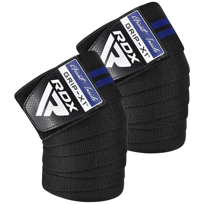 Бинты на колени RDX GYM KNEE WRAP R11 BLACK/BLUE