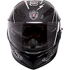 Шлем для мотоцикла интеграл
 QKE HARLEY QUINN Rider Crazy Girl M-9545 (Черный-белый)