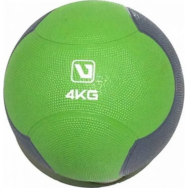 Медбол LiveUp MEDICINE BALL салатовый, серый 4кг-216мм