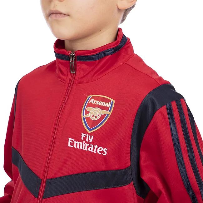 Спортивний костюм
 дитячий із символікою футбольного клубу ARSENAL кофта на блискавці та штани LIDONG LD-6125K-A 26-32 (Червоний-темно-синій)