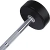 Штанга неразборная с фиксированным весом прямая полиуретановая LiveUp LP8010-30 длина-89,2см 30кг