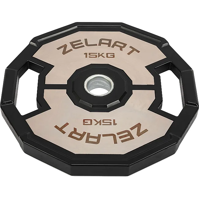 Млинці диски гумові 2 Handle металева втулка ZELART
 TA-4792-15 51мм 15кг