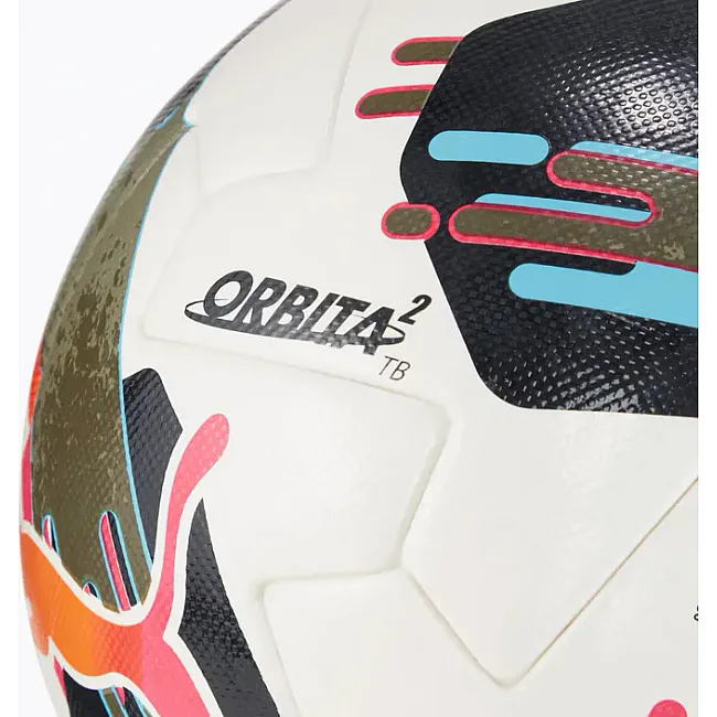 Футбольный футбольный Puma Orbita 2 TB (FIFA Quality Pro) белый, черный, болотный 5