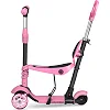 Самокат детский трехколесный Ricokids Todi розовый
