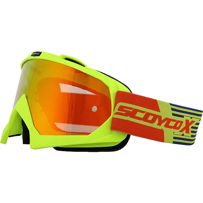 Мотоокуляри маска кросова SCOYCO G08 (Жовтий)