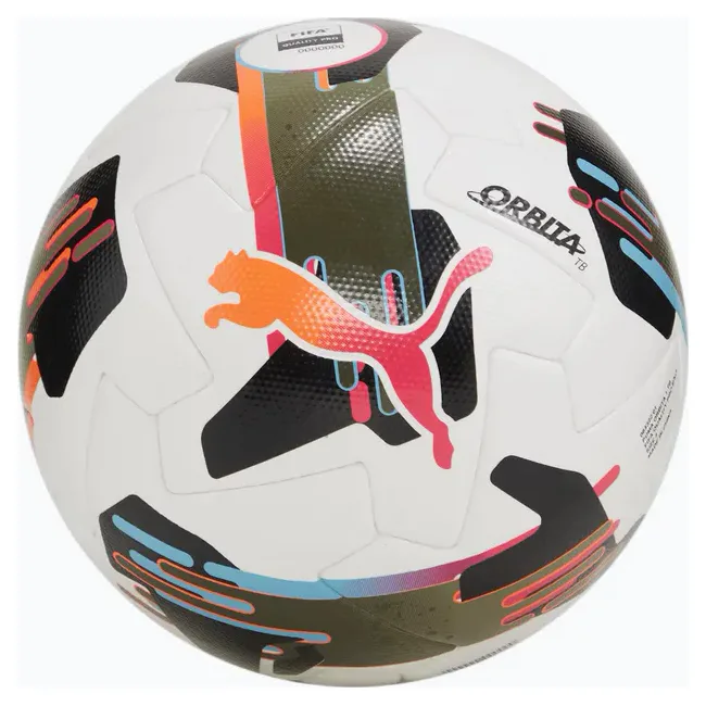 Футбольный футбольный Puma Orbita 2 TB (FIFA Quality Pro) белый, черный, болотный 5