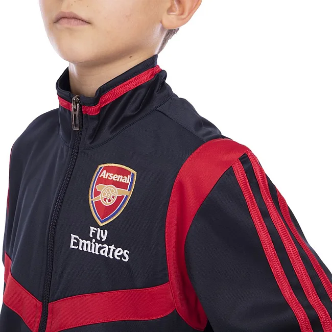Спортивний костюм
 дитячий із символікою футбольного клубу ARSENAL кофта на блискавці та штани LIDONG LD-6125K-A 26-32 (Червоний-темно-синій)