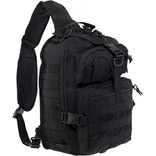 Рюкзак тактический с одной лямкой MILITARY RANGERS ZK-9115 35х25х15см 13л (Черный)