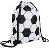 Рюкзак-мешок спортивный SP-SPORT GA-5973 FUTBALL 46х37см (Черный-белый)