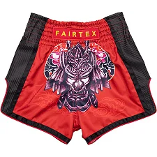 Дитячі тайські шорти FAIRTEX BSK2108 Silent Warrior Red