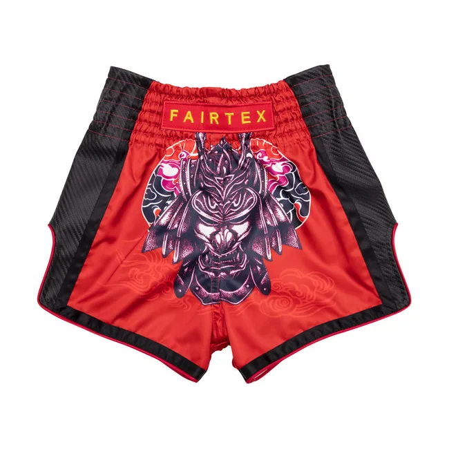 Дитячі тайські шорти FAIRTEX BSK2108 Silent Warrior Red