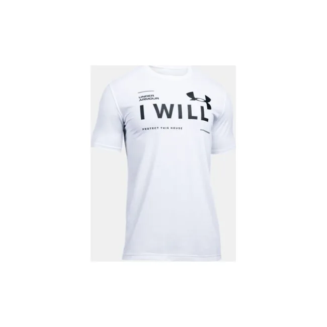 Футболка Under Armour I Will T-Shirt Charged Cotton White