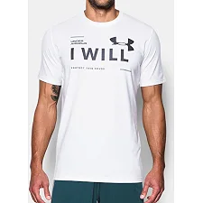 Футболка Under Armour I Will Charged Cotton White