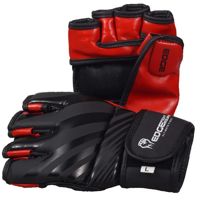 Перчатки для ММА EDGE Blade ЭКОкожа ERM7 Black/Red