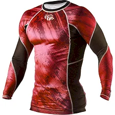 Рашгард з довгим рукавом Peresvit Immortal Silver Force Red Burn