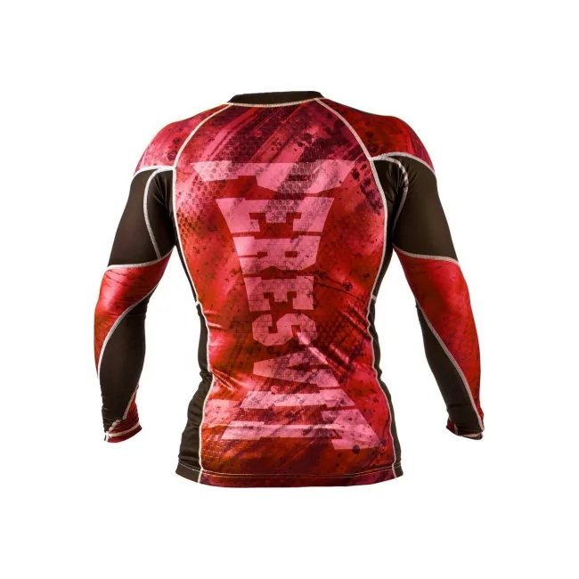 Рашгард Peresvit Immortal Silver Force Rashguard Long Sleeve Red Burn