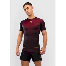Рашгард VENUM Tactical XT Short Sleeve - Black/Burgundy/Gold