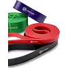 Резиновые петли для тренировок U-POWEX Power Band набор 4шт (4,5-57кг)