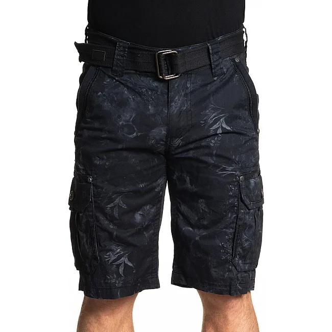Шорты AFFLICTION Agony Cargo Black