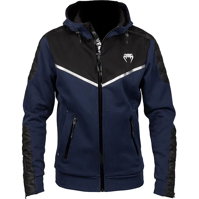 Толстовка Venum Laser Evo Hoody Navy Silver