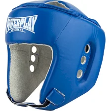Турнирный шлем для бокса POWERPLAY 3084 синий