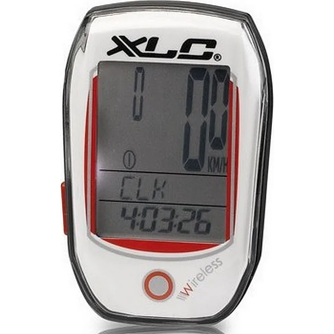 Велокомпьютер XLC BV-W03, 25 функций, белый
