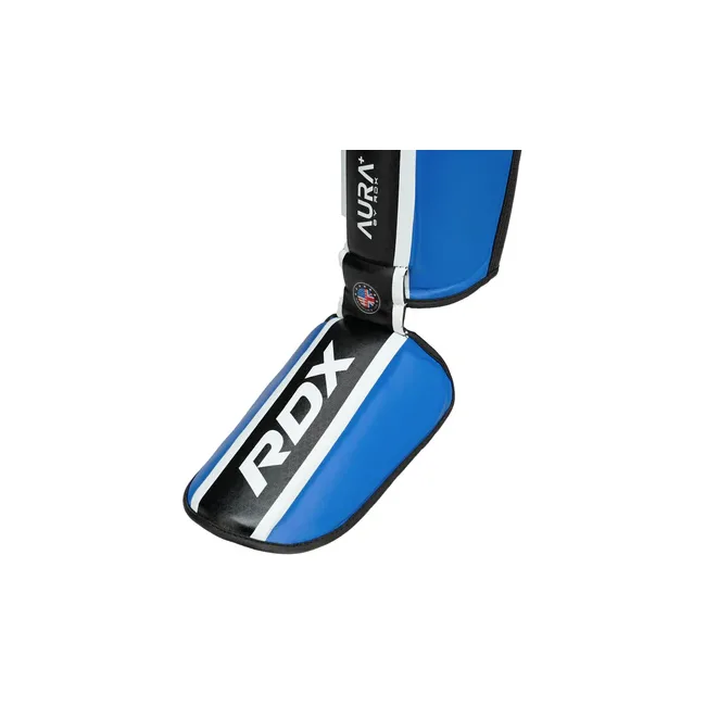 Защитные щитки для ног RDX SHIN INSTEP AURA PLUS T-17 BlueBlack