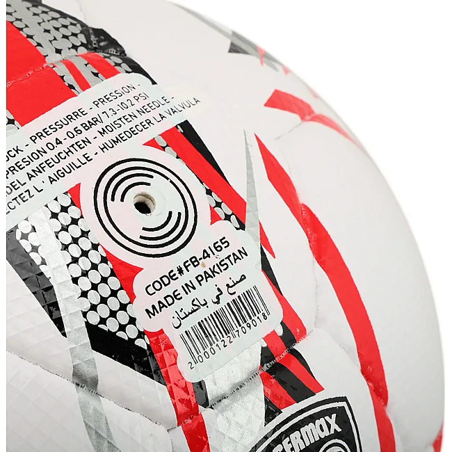 Футбольний м'яч
 професійний SOCCERMAX FB-4165 №5 PU (Білий-червоний)