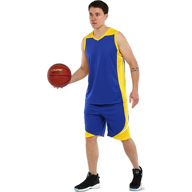 Баскетбольная форма майка и шорты LIDONG L046 3XS-6XL (Черный-красный)