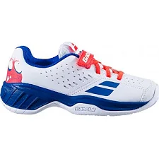 Детские кроссовки Babolat Pulsion all court kid white/dazling blue