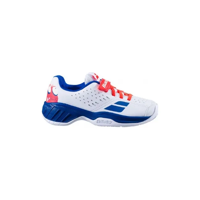 Детские кроссовки Babolat Pulsion all court kid white/dazling blue