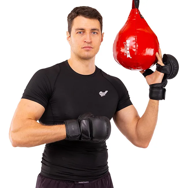 Боксерская груша каплевидная набивная BOXER 1014-02 35x24см (Черный)