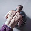 Гімнастичний м'яч Reebok 55 CM RAB-12015BK темно-сірий