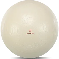 Фитбол мяч для фитнеса сатин BLOOM LB7051-75 ø75см (Белый)