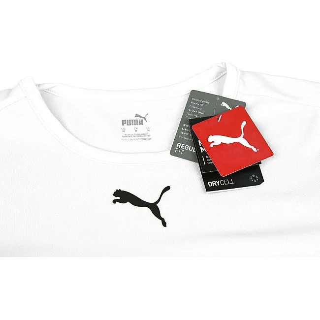 Детская футболка Puma teamRISE Jersey Jr белый