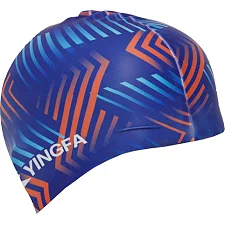 Шапочка для бассейна силиконовая YINGFA C0080 (Синий-оранжевый)