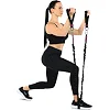 Трубчатый эспандер
 с карабином в защитном рукаве RESISTANCE TUBE WITH COVER EZOUS K-05-L нагрузка низкая