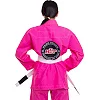 Кимоно для для бразильского джиу-джитсу BJJ женское розовое куртка штаны и пояс HARD TOUCH JJSL 130 см
-160 см
см