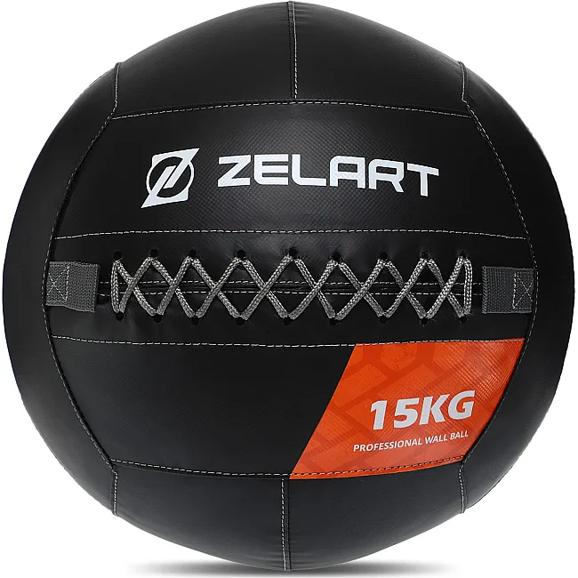 М'яч набивний медичний для кросфіту WALL BALL ZELART
 TA-7822-15 вага-15кг