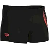Плавки-шорты для мужчин Arena WAKE SWIM SHORT черный, коралловый