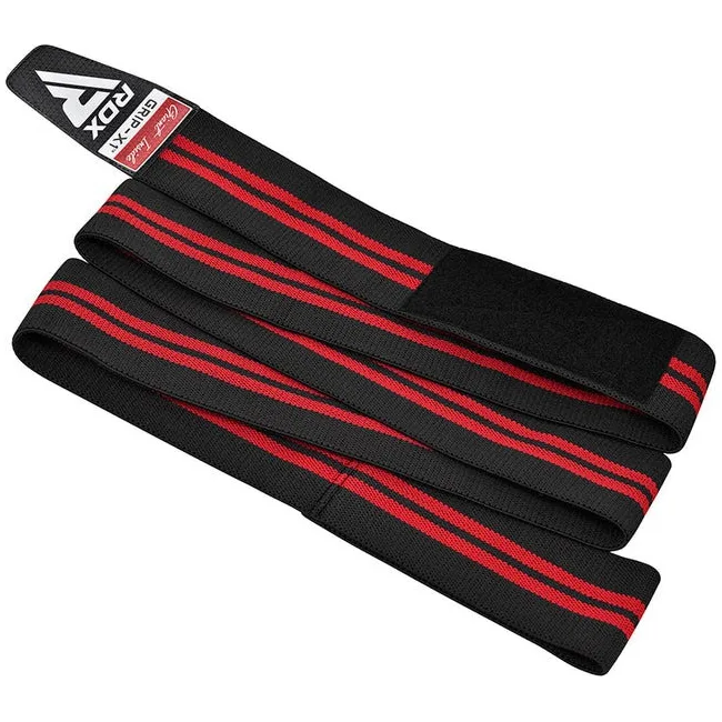 Бинти на коліна RDX GYM KNEE WRAP R11 BLACK/RED