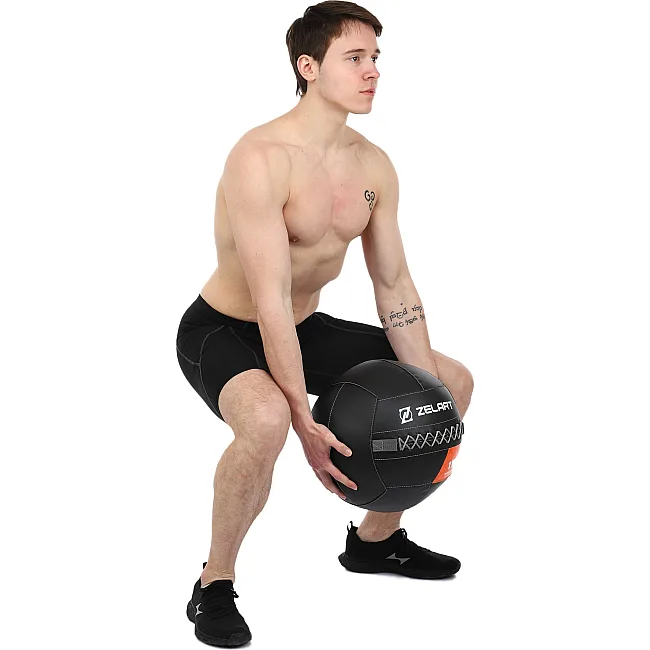 М'яч набивний медичний для кросфіту WALL BALL ZELART
 TA-7822-15 вага-15кг