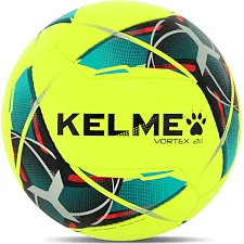 Футбольный мяч KELME VORTEX 21.1 8101QU5003-9905-5 №5 PU (Желтый)